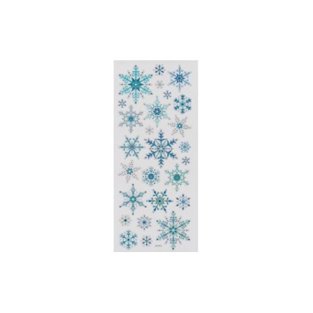 Stickers adesivi con brillantini Fiocchi di neve