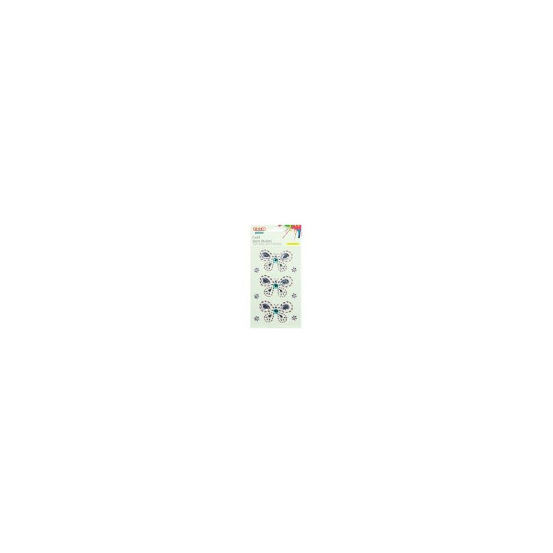 Stickers adesivi strass farfalle