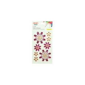 Stickers adesivi strass fiori