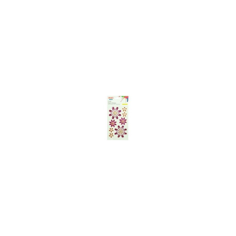 Stickers adesivi strass fiori