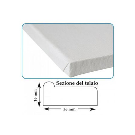 Telaio Tela per pittura 13x18 cwr