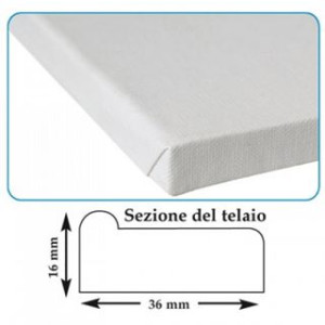 Telaio Tela per pittura 40x80 cwr