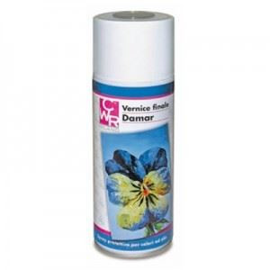 Vernice finale spray per pittura a olio e acrilica CWR 400ml