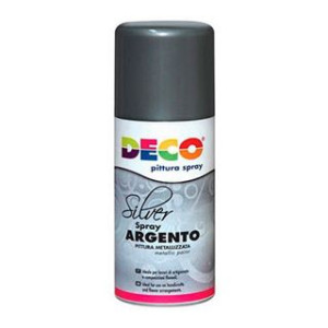 Vernice spray argento 150ml