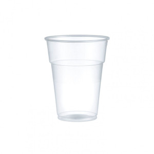 Bicchieri Acqua 250cc in plastica trasparente 25pz