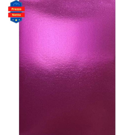 Cartoncino Fabriano alluminio  50x65 fuxia
