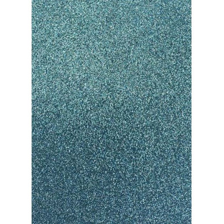 Cartoncino Fabriano glitterato  50x65 celeste 330gr
