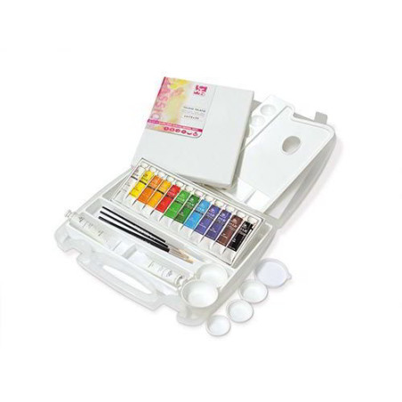 Colori a tempera acrilica - VALIGETTA 12+ 2 TUBI + ACC.