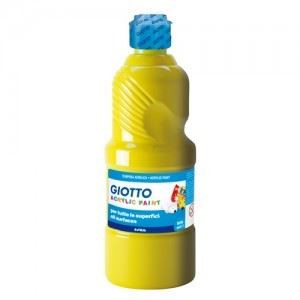 Colori a tempera acrilica giallo 250gr giotto