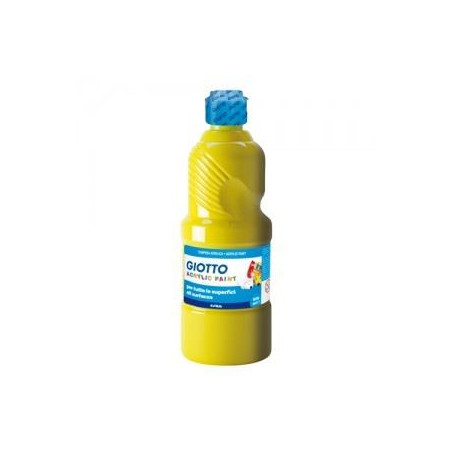 Colori a tempera acrilica giallo 500gr giotto