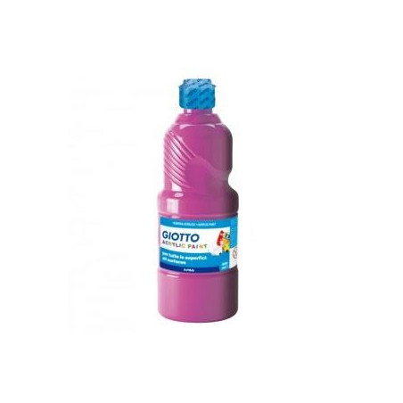 Colori a tempera acrilica magenta 500gr giotto