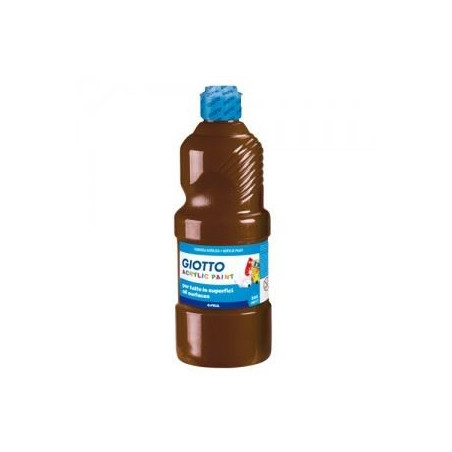Colori a tempera acrilica marrone 250gr giotto