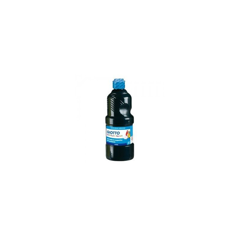 Colori a tempera acrilica nero 250gr giotto