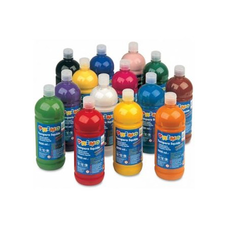 Colori a Tempera acrilica Primo giallo primario 1lt