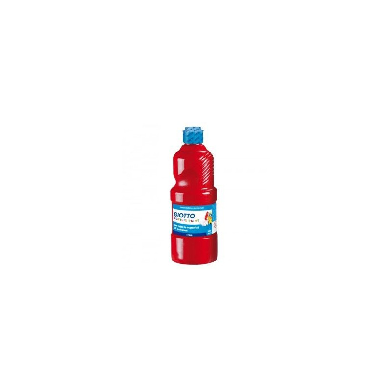 Colori a tempera acrilica rosso 250gr giotto