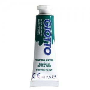 colori a tempera giotto tubo 3 verde smeraldo da 7,5ml