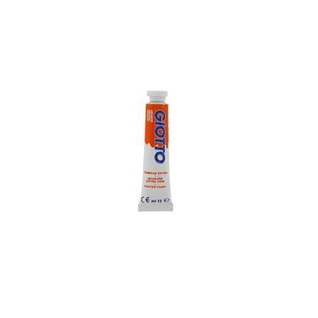 Colori a tempera giotto tubo 4 arancio da 12ml