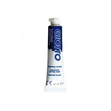 Colori a tempera giotto tubo 4 blu oltremare da 12ml