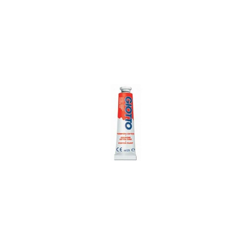 Colori a tempera giotto tubo 4 rosso carminio da 12ml
