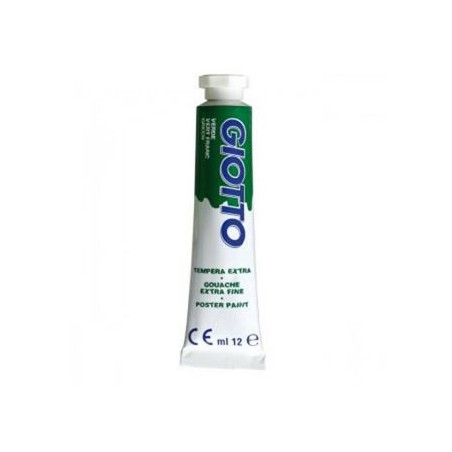 Colori a tempera giotto tubo 4 verde da 12ml
