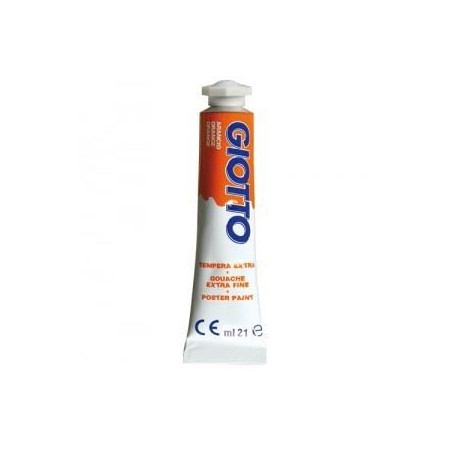 Colori a Tempera giotto tubo 7 arancio da 21 ml