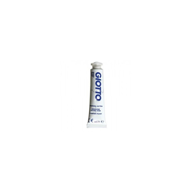 Colori a tempera Giotto tubo 7 bianca da 21 ml