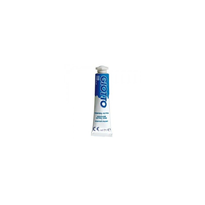 Colori a tempera Giotto tubo 7 ciano da 21ml