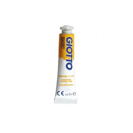 Colori a Tempera giotto tubo 7 giallo scuro da 21 ml