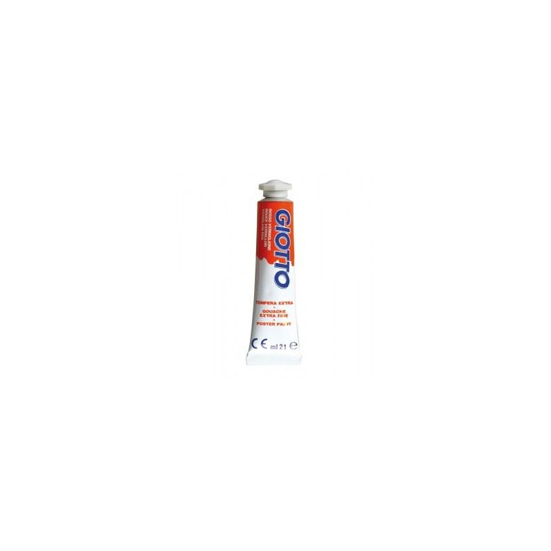 Colori a Tempera giotto tubo 7 rosso vermiglione da 21 ml