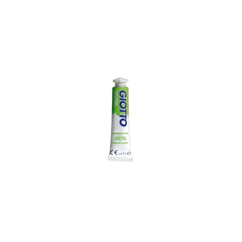 Colori a Tempera giotto tubo 7 verde cinabro da 21 ml