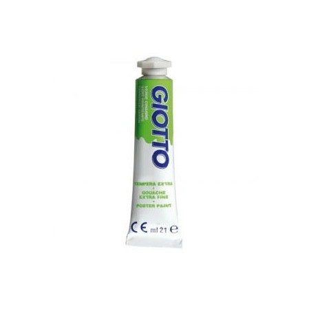 Colori a Tempera giotto tubo 7 verde cinabro da 21 ml