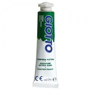 Colori a Tempera giotto tubo 7 verde da 21 ml