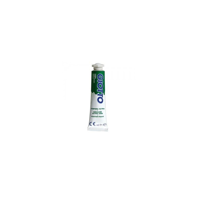 Colori a Tempera giotto tubo 7 verde da 21 ml