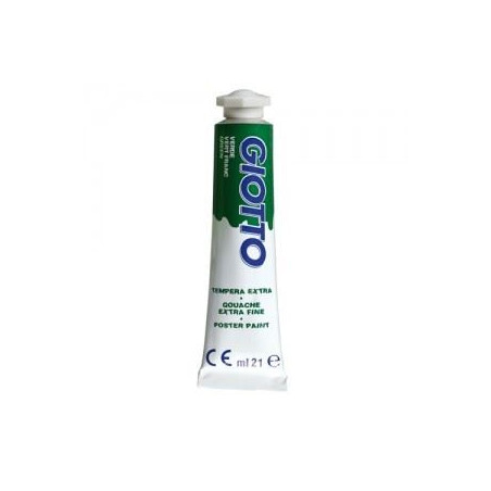 Colori a Tempera giotto tubo 7 verde da 21 ml