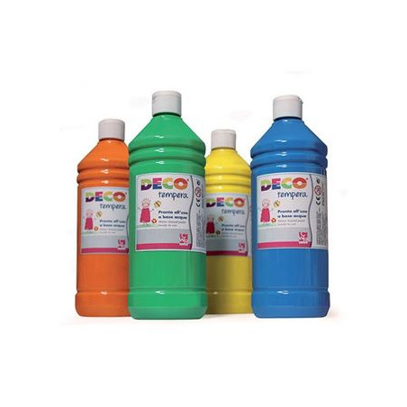 Colori a Tempera Pronta CWR 1 lt. Arancio