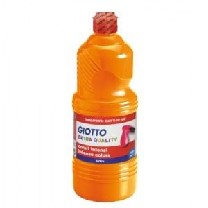 Colori a tempera pronta Giotto arancio da 1000ml