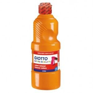Colori a tempera pronta Giotto arancio da 500ml