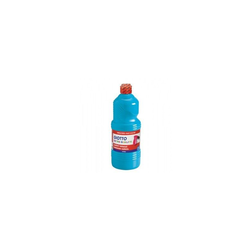 Colori a tempera pronta Giotto ciano da 1000ml