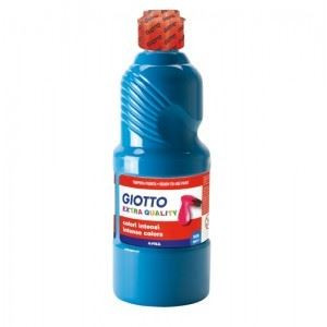 Colori a tempera pronta Giotto ciano da 500ml