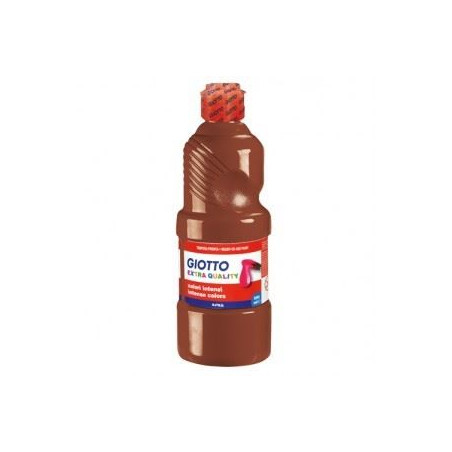 Colori a tempera pronta Giotto marrone da 500ml