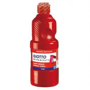 Colori a tempera pronta Giotto rosso vermiglione da 500ml