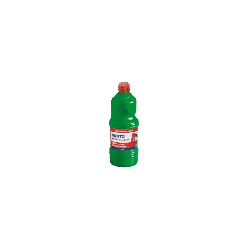 Colori a tempera pronta Giotto verde da 1000ml