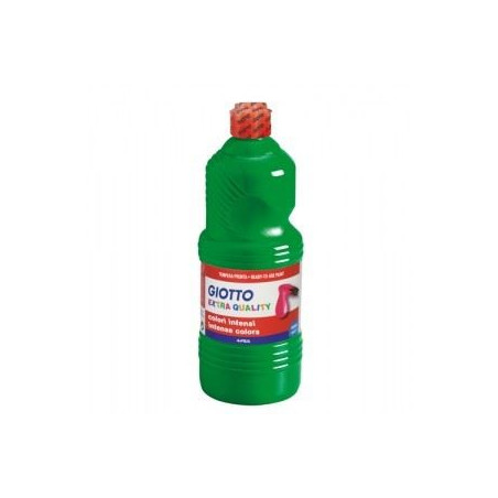 Colori a tempera pronta Giotto verde da 1000ml