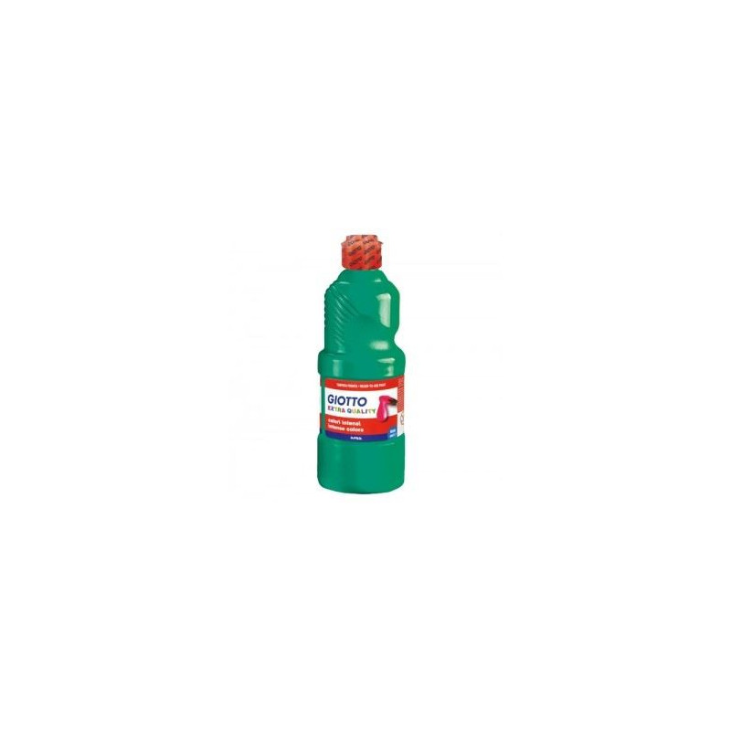 Colori a tempera pronta Giotto verde smeraldo da 500ml