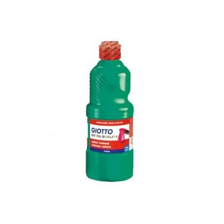 Colori a tempera pronta Giotto verde smeraldo da 500ml
