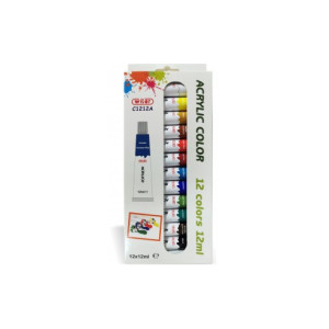 Colori a tempera pronta ml.12 12pz