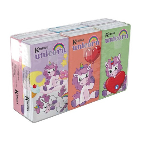 Fazzoletti 6pz Mary unicorn