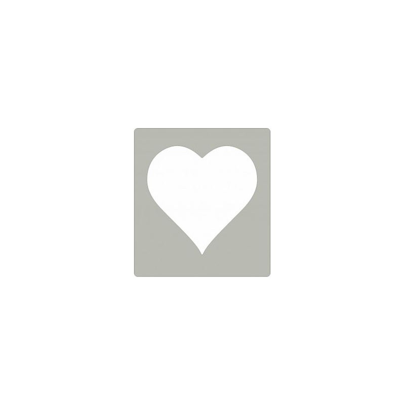 Fustella acciaio alta Cuore x Fustellatrice f.to A4