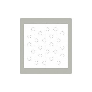 Fustella acciaio alta puzzle x Fustellatrice f.to A4