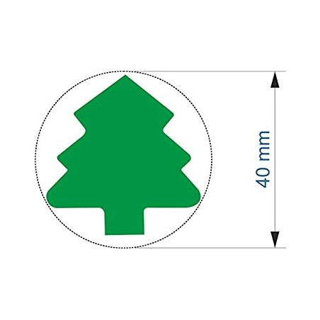 Fustella grande 40mm Albero di Natale